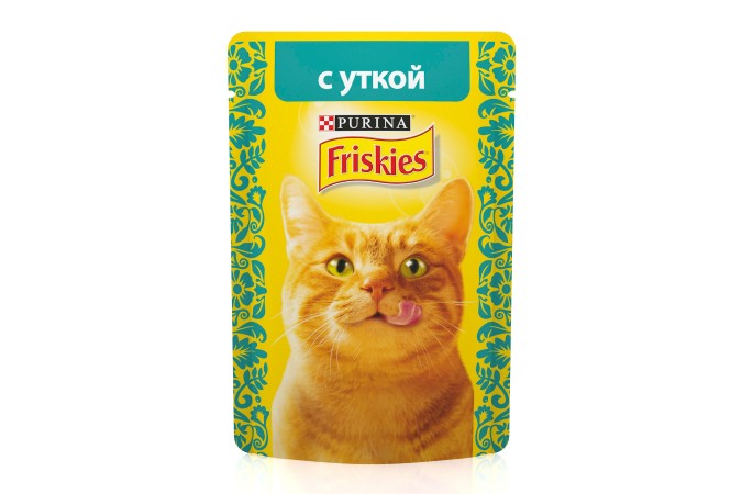 Консервы для кошек Purina Friskies, утка