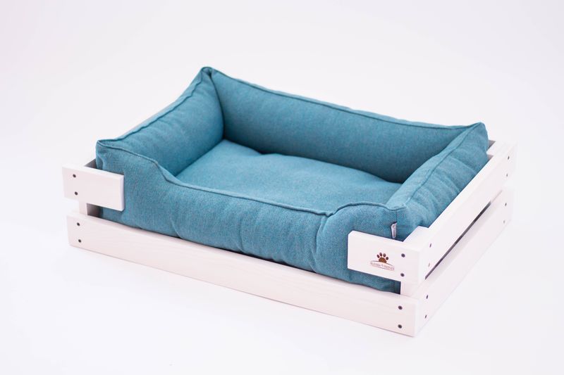 Лежак Loft White + Aruba Desire