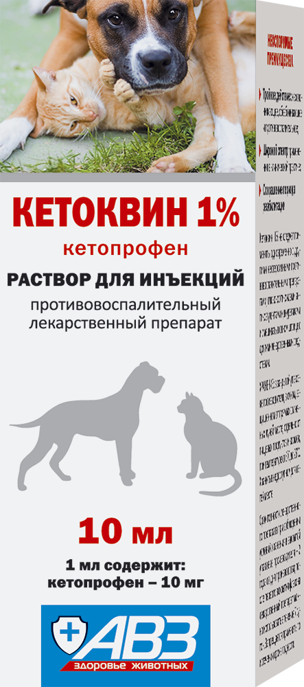КЕТОКВИН 1% РАСТВОР ДЛЯ ИНЪЕКЦИЙ